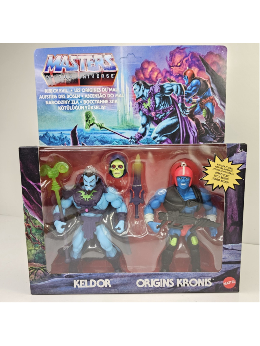 SEALED Mattel MOTU Rise of Evil Keldor and Origins Kronis He-Man NEW